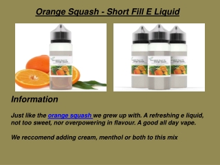 Best E Liquid Flavours in UK