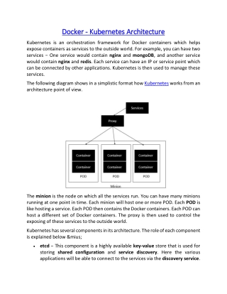 Docker-Kubernetes