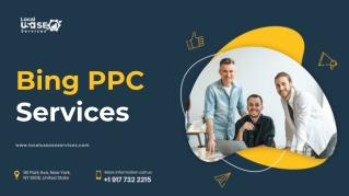 Bing PPC Services - Local USA SEO Services