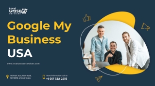 Google My Business USA - Local USA SEO Services