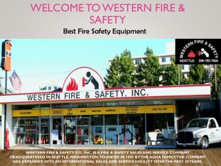 Welcome_to Western Fire Safety for Best fire safety equipment