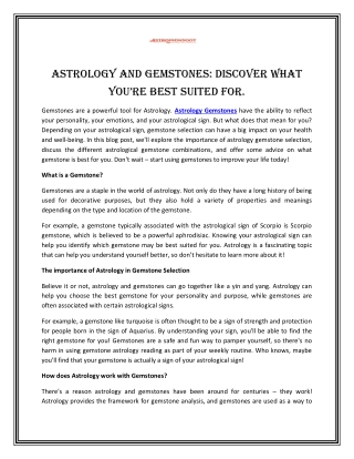 Astrology and Gemstones Discover what you’re best suited for (1)