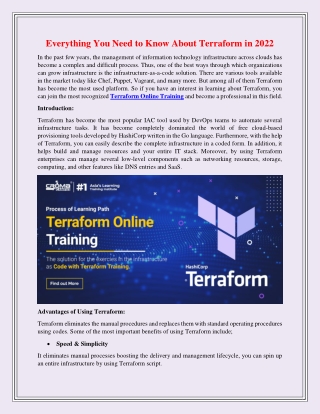 Everything You Need to Know About Terraform in 2022