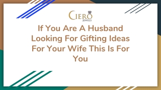 If You Are A Husband Looking For Gifting Ideas For Your Wife This Is For You