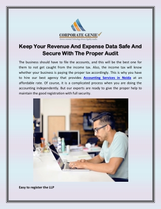 Keep Your Revenue And Expense Data Safe And Secure With The Proper Audit