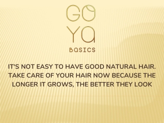 It's Not Easy To Have Good Natural Hair. Take Care Of Your Hair Now Because The Longer It Grows, The Better they look