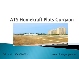 ATS Homekraft Plots Gurgaon 18 aug 2022