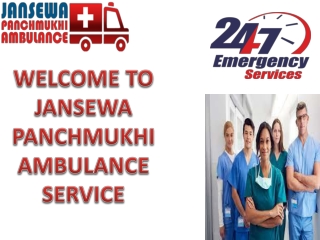 Jansewa Panchmukhi Ambulance Service in Kapashera and Chanakyapuri  with  Intensive care facilities