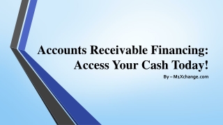 Accounts Receivable Financing