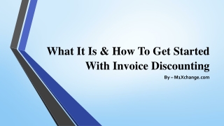 Invoice Discounting