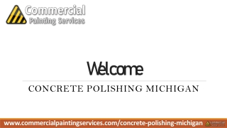 Industrial Concrete Polishing In Michigan