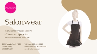 Salonwear's Line of Operation in the Clothing Industry