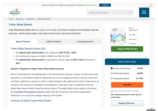 Trailer Wheel Market is estimated to grow at a CAGR of 5.2% from 2022 to 2031