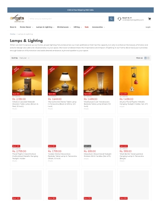 Buy Decorative Lamps & Lights at Best Price – Artysta Gallery