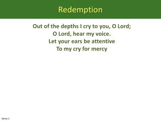 Redemption