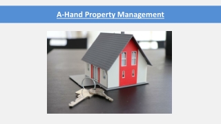 Investing and Property Management