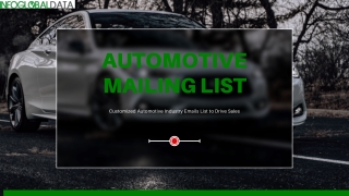 Automotive Email Lists | New Car Dealership List