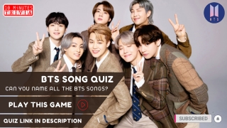 BTS Song Quiz - Can You Name All The BTS Songs?