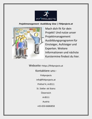 Projektmanagement Ausbildung Graz  Fit4projects.at