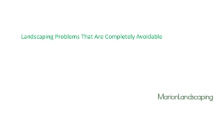 Get Landscaping Services from Marion landscaping