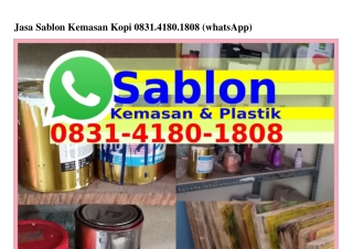 Jasa Sablon Kemasan Kopi Ô831•418Ô•18Ô8[WhatsApp]