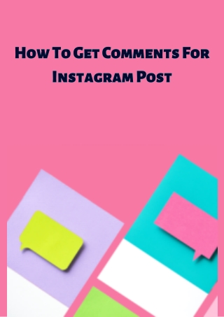 How To Get Comments For Instagram Post