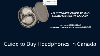 An Ultimate Guide to Buy Headphones in Canada