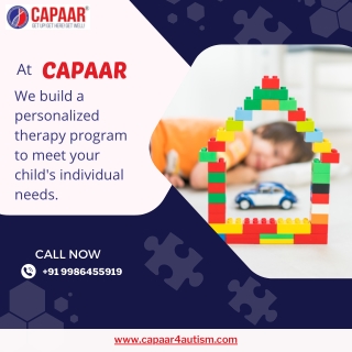 Personalized Autism therapy | Best Autism Treatment in Bangalore | CAPAAR