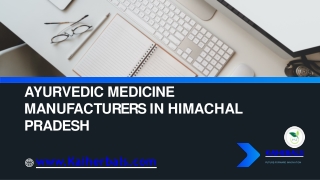 Ayurvedic Medicine Manufacturers In Himachal Pradesh