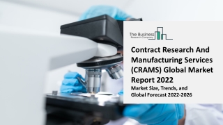 Contract Research And Manufacturing Services (CRAMS) Market 2022 - 2031