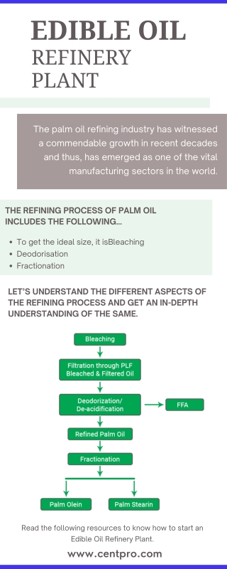 Edible Oil Refinery Plant Manufacturer