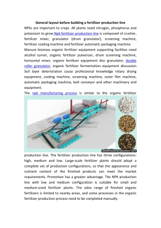 fertilizerproductionline