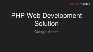 PHP Web Development Solution  (1)