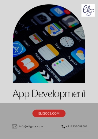 Best Application Development Services in India - Eligocs