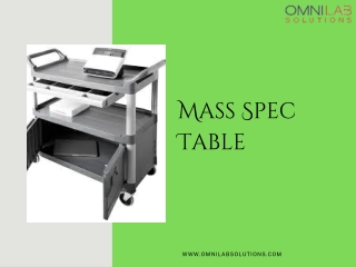 Mass Spec Table