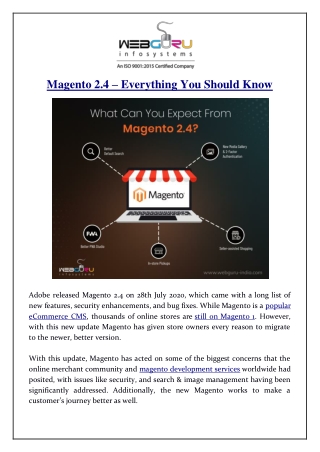 Magento 2.4 – Everything You Should Know