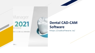 Dental CAD-CAM Software