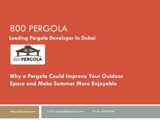 Why a Pergola Could Improve Your Outdoor Space and Make Summer More Enjoyable