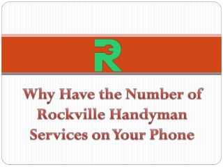 Book Best Rockville Handyman Services on Your Phone