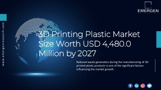 3D Printing Plastic Market