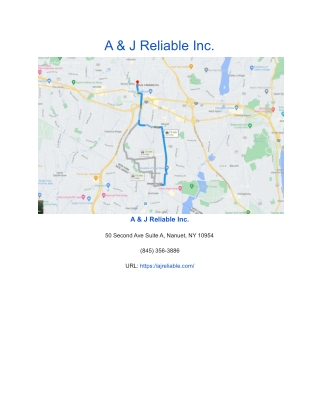 A & J Reliable Inc