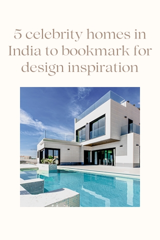5 celebrity homes in India to bookmark for design inspiration  Mohit Bansal Chandigarh