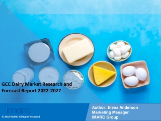 GCC Dairy Market PDF: Research Report, Share, Size, Trends, Forecast by 2027