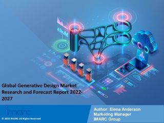 Generative Design Market PDF: Research Report, Share, Trends, Forecast by 2027