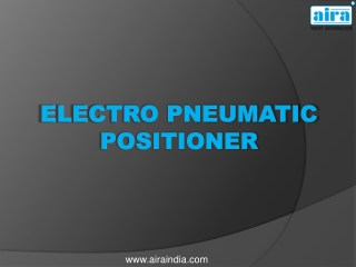Electro Pneumatic Positioner
