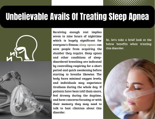 Cure The Sleep Apnea Problem