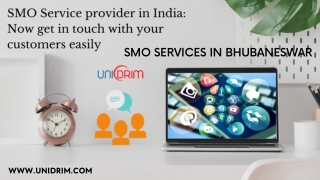 SMO services in Bhubaneswar