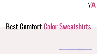 Best Comfort Color Sweatshirts