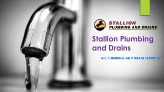 Why You Should Appoint Stallion Plumbing Salt Lake Experts