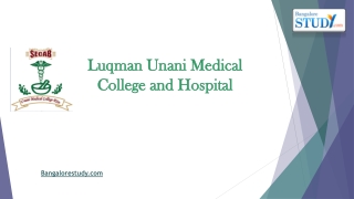 Luqman Unani Medical College and Hospital